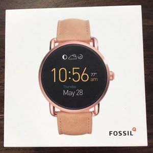 Fossil Q wander smartwatch rose gold